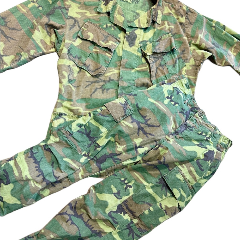 Vietnam WAR era ERDL camo uniform set - great condition